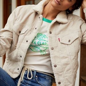 Levi’s Ex-Boyfriend Sherpa Lined Denim Trucker Jacket